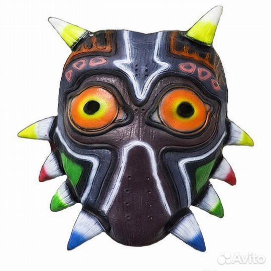 Маска Майолы из Легенды о Зельде, разноцветный лат