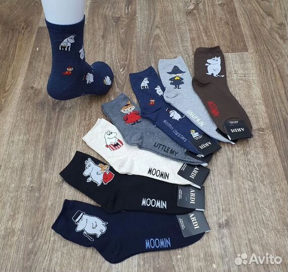 Носки мужские Муми-тролли (Южная Корея)