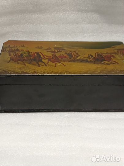 Шкатулка федоскино СССР