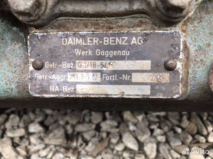 Кпп 711.110 Mercedes-Benz T1 309 617.913 1990