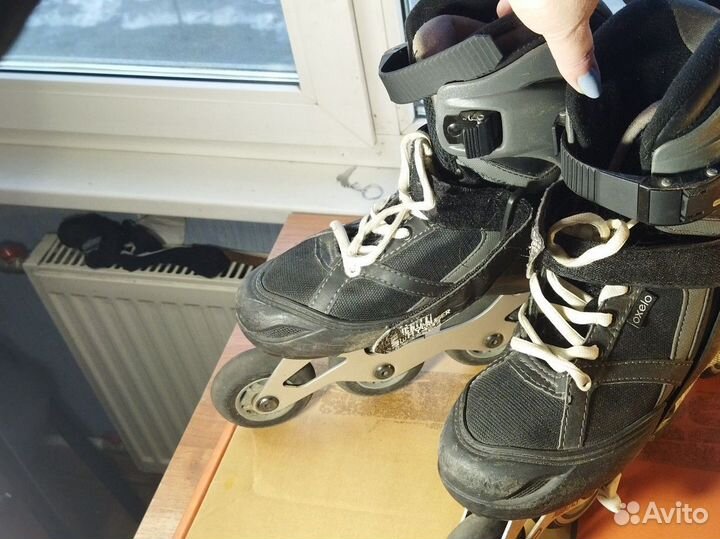 Ролики детские бу раздвижные р 37-40