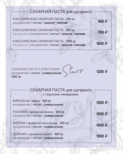 Косметика и сахарные пасты для депиляции Sherris