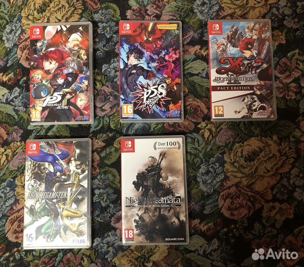 Игры картриджи для Nintendo Switch