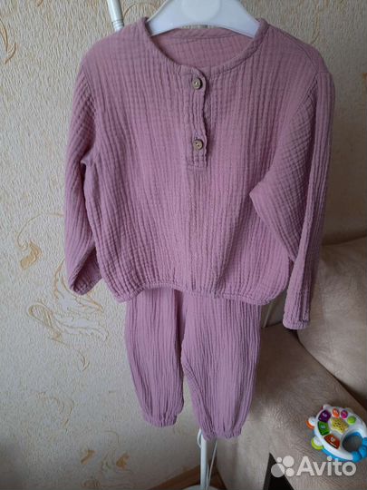 Костюм из муслина для девочки