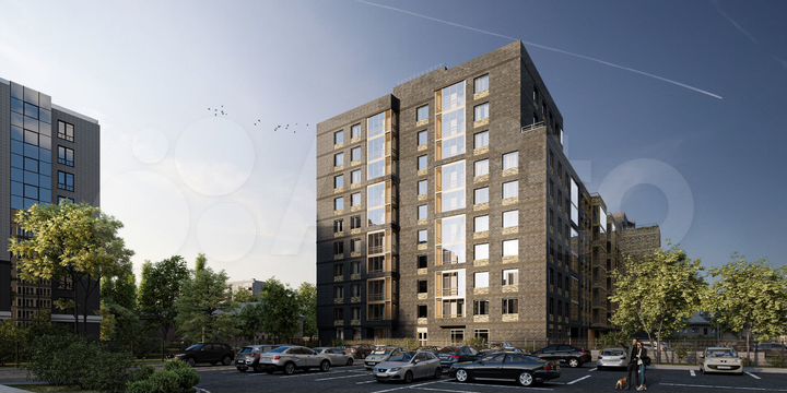 2-к. квартира, 40,9 м², 2/10 эт.