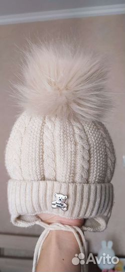 Шапка зимняя 7-9 месяцев