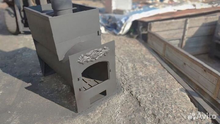 Печь для бани Эконом 0.6 м т. 9 мм