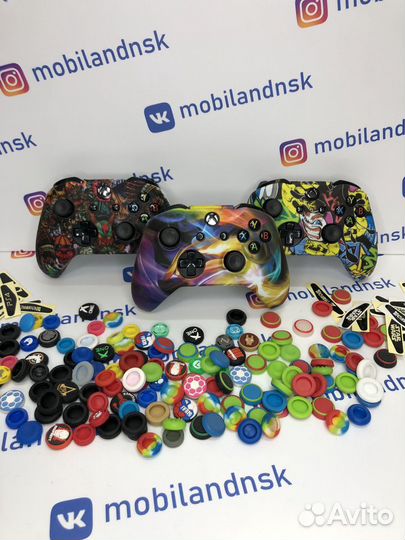 Аксессуары (чехлы, накладки на стики) для Xbox One