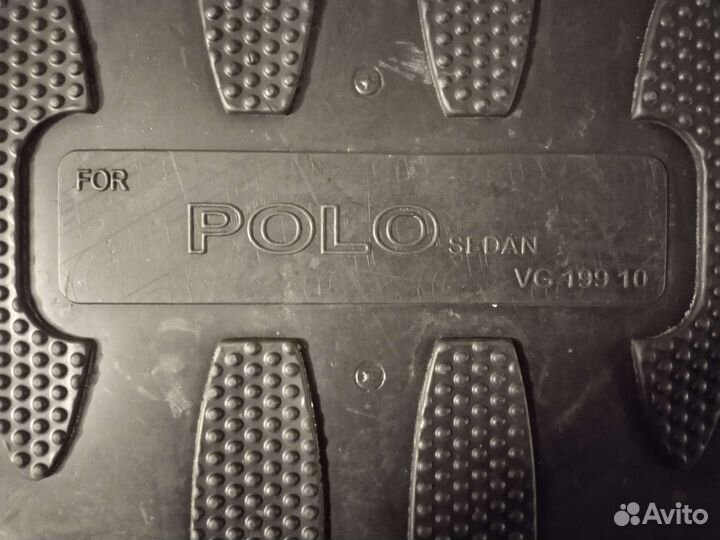 Коврик в багажник volkswagen polo