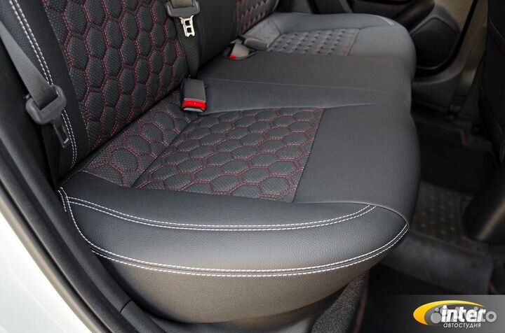 Каркасные авточехлы соты для KIA Rio (4gn)