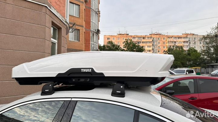 Бокс thule Motion XT XL 500л + релинги thule наBMW