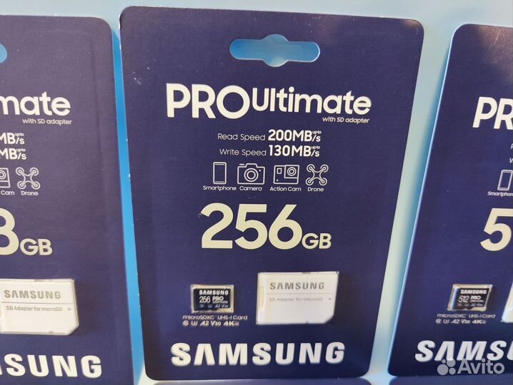 Карта microSD Samsung Ultimate Pro 128/256/512