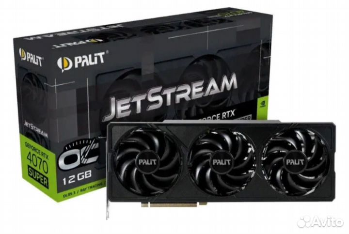 Видеокарта RTX 4070 Super Palit Jetstream OC Новая