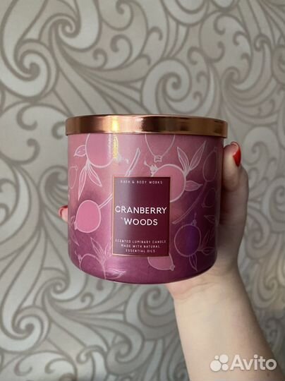 Bath and body works свеча новая