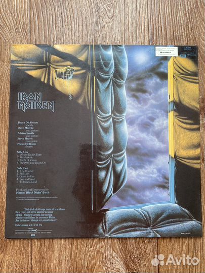 Виниловые пластинки Iron Maiden