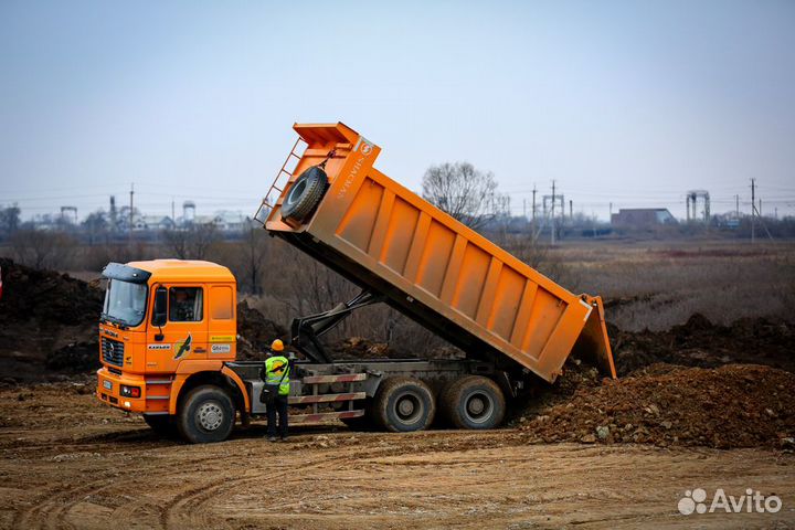 Вывоз грунта, мусора с погрузкой