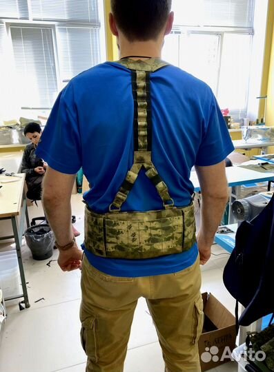 Боевой пояс тактический с защитой Бр1