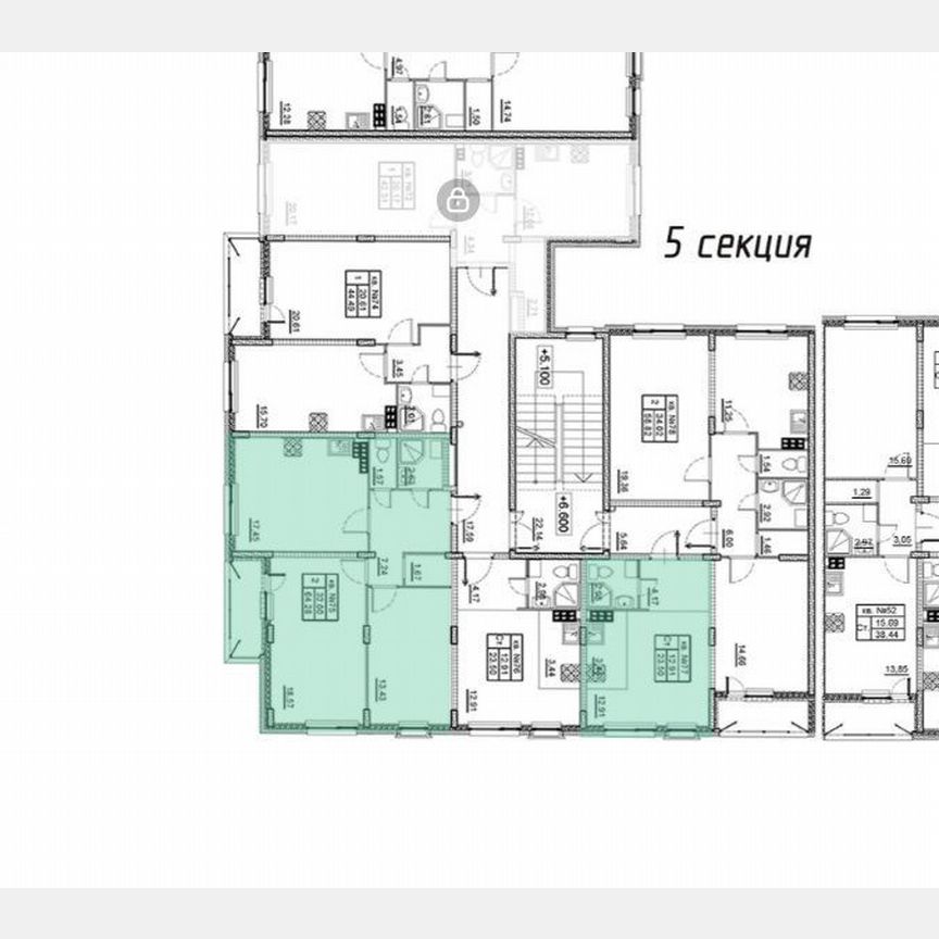 1-к. квартира, 23,5 м², 3/4 эт.