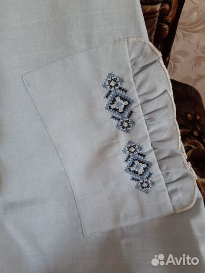 Льняной халат СССР новый 50 размер