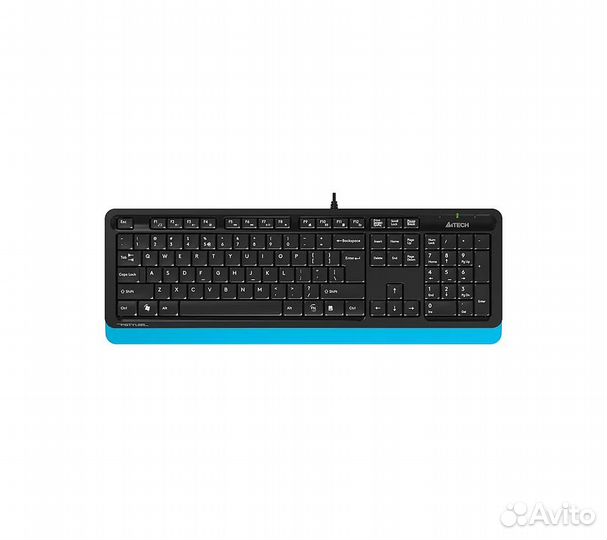 Клавиатура A4Tech Fstyler FK10, черный/синий