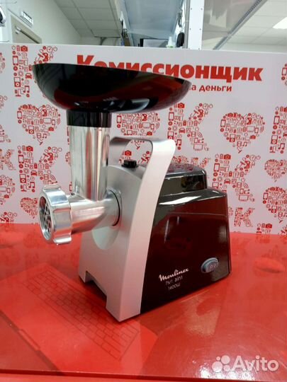 Мясорубка электрическая moulinex me 106832 om1