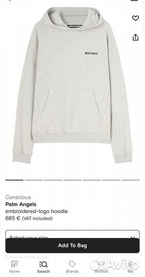 Худи palm angels оригинал