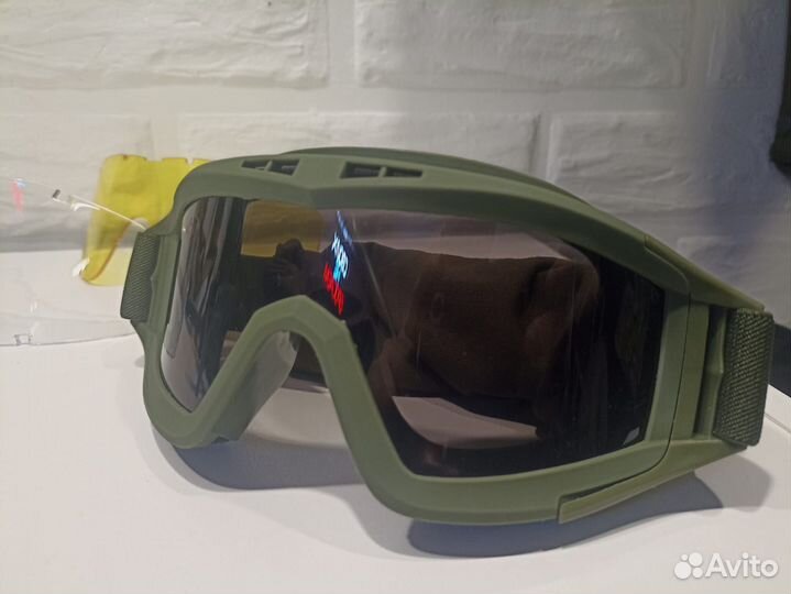 Очки тактические защитные, маска. Опт