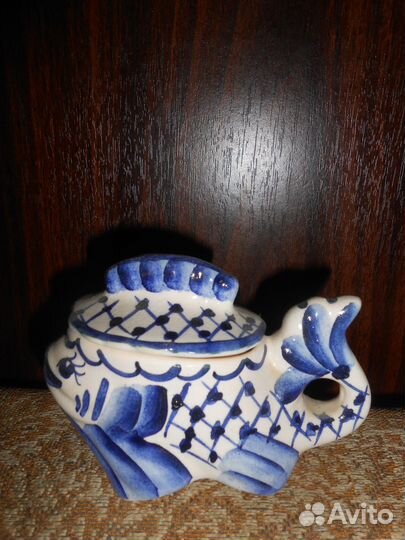 Рыбка с Крышкой Высота 3,5 см. Длина 9,5 см