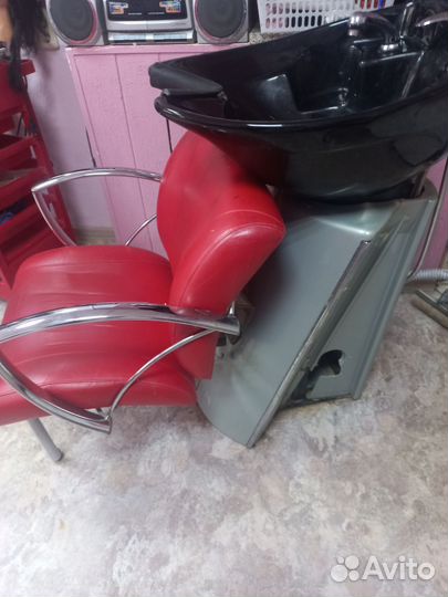 Мойка для парикмахерской бу и кресло на гидравлике