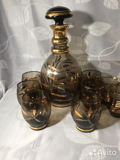 Графин Рюмки Ваза Богемия Чехия Цены разные