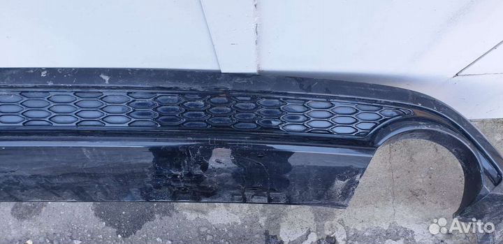 Накладка заднего бампера kia cerato 4 с бампером