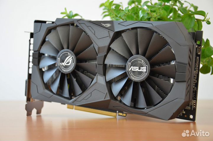 Видеокарта RX 580 8gb asus ROG strix