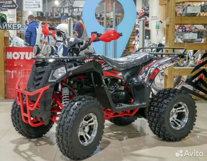 Квадроцикл Wels ATV Thunder EVO 200 X2 red