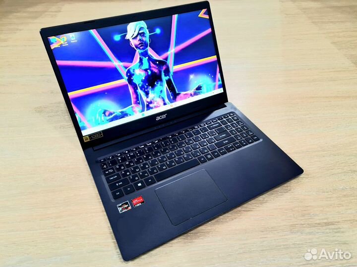 Acer Ryzen 3 / 8 Гб / 256 /15.6 FHD свежий ноутбук