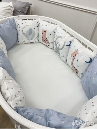 Бортики на детскую кроватку