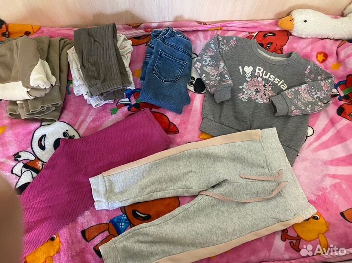 Одежда и обувь пакетом для девочки 86 92 98 104