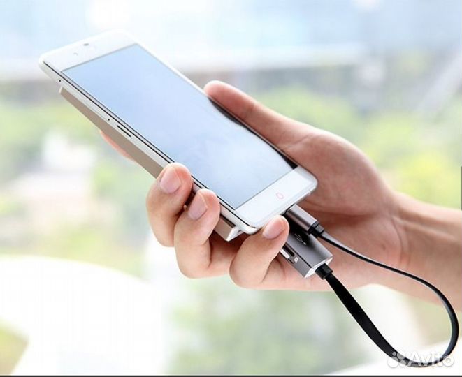 Кабель с карт-ридером Rock Space Micro USB OTG