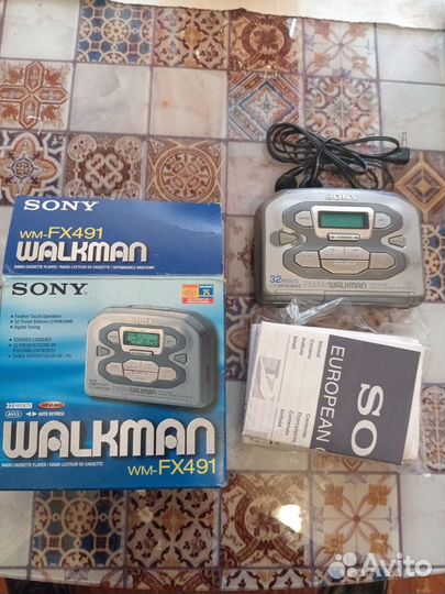 Кассетный плеер sony walkman FX491