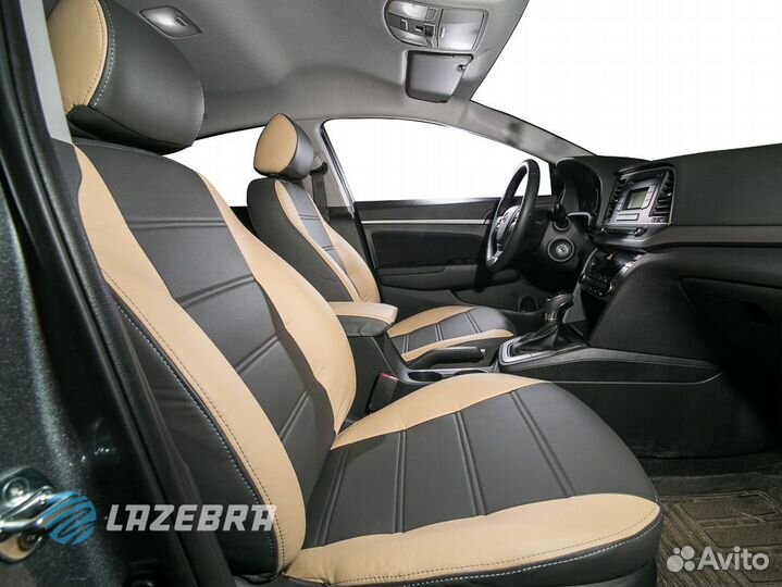 Чехлы из экокожи для Hyundai Elantra 6