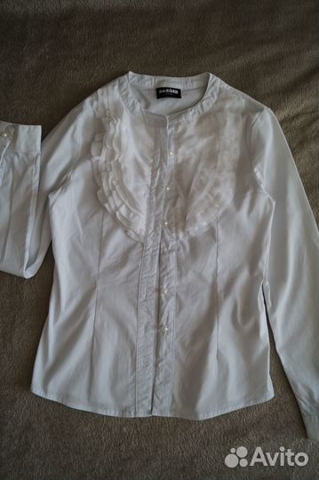 Блузка белая школьная