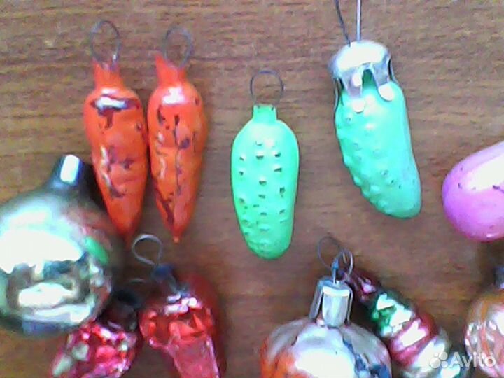 Ёлочные игрушки мини 50-70 г.ссср