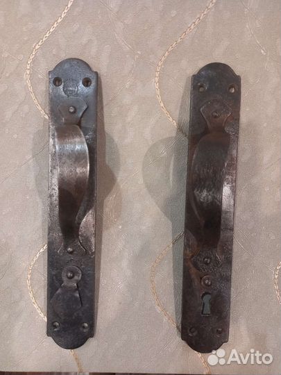 Ручка дверная кованная с клеймом