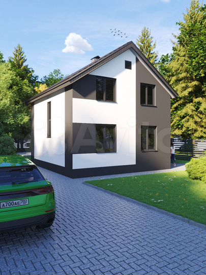 Дом 110 м² на участке 8 сот.