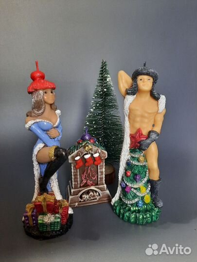 Новогодние свечи.Подарок