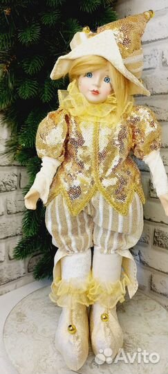 Игрушка музыкальный Клоун, 45 см