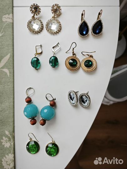 Серьги бижутерия