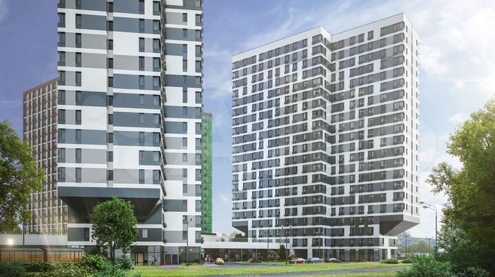 Апартаменты-студия, 21,9 м², 19/21 эт.