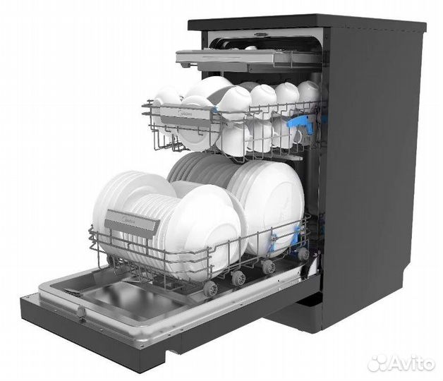 Посудомоечная машина midea mfd45s510bi черный