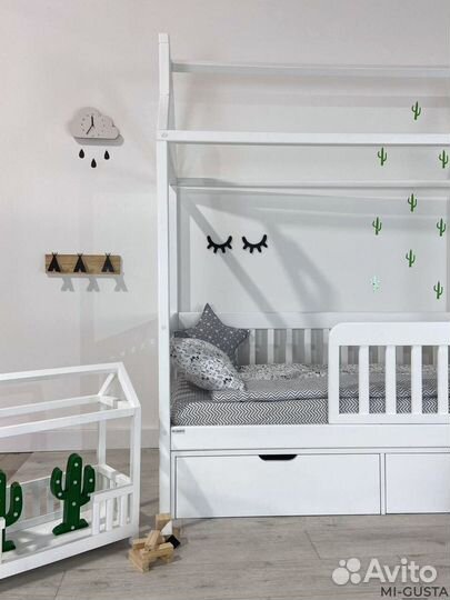 Стильная кровать-домик для детей