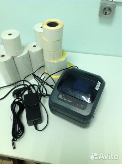 Термопринтер печати этикеток Zebra GK420d GK42-202